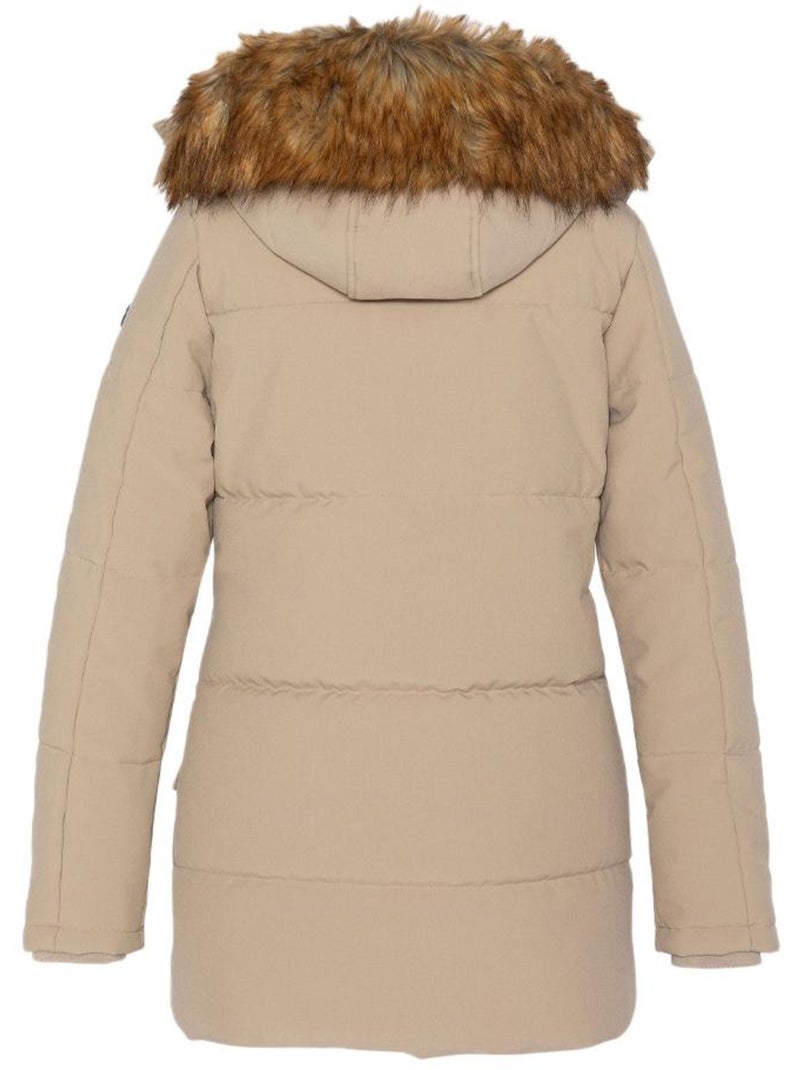 Parka Femme Schott Beige - Kiabi