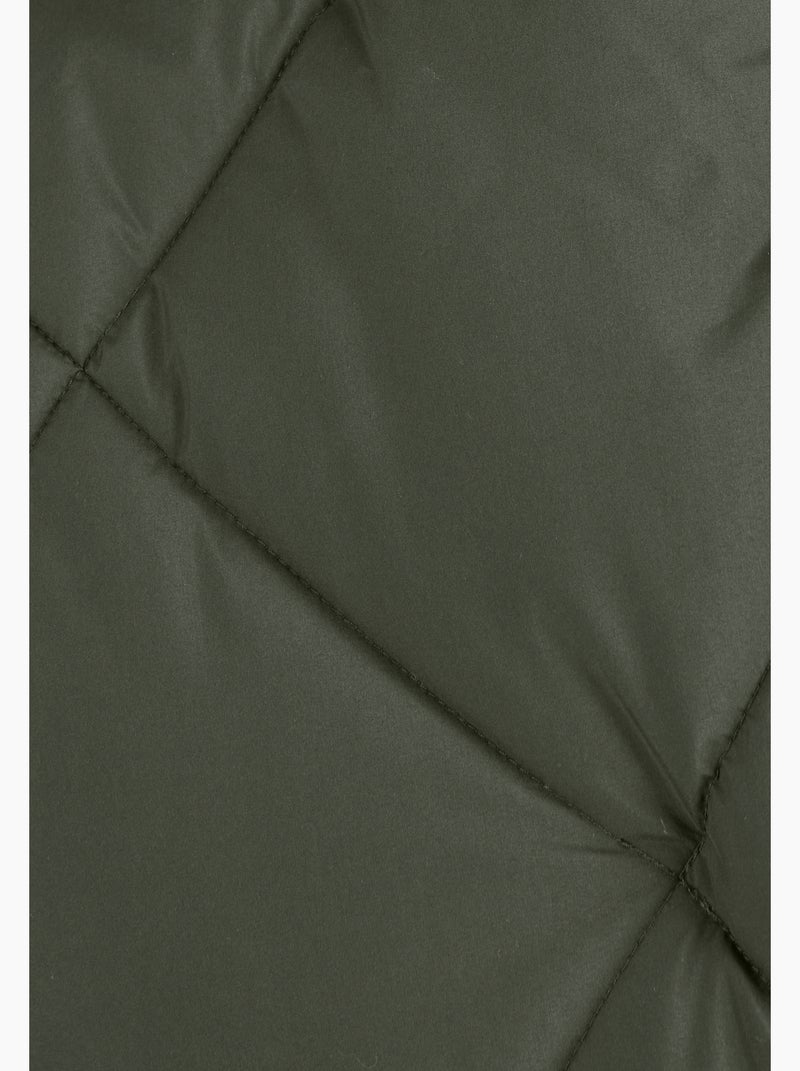 Parka fermeture asymétrique Thermolactyl - Damart Vert - Kiabi