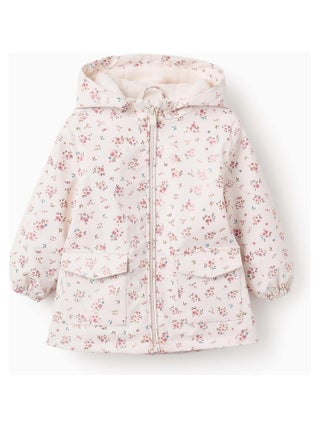 Parka Florale en Caoutchouc