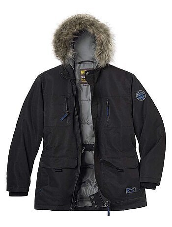 Parka Grand Froid à Capuche Fausse Fourrure - ATLAS FOR MEN