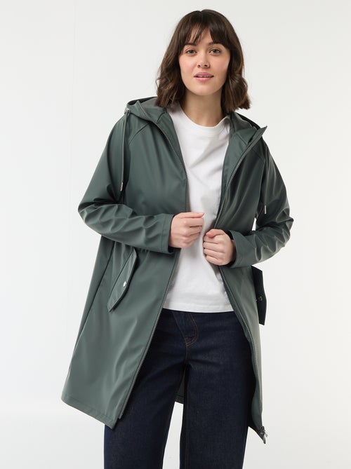 Parka gummy à capuche - Kiabi