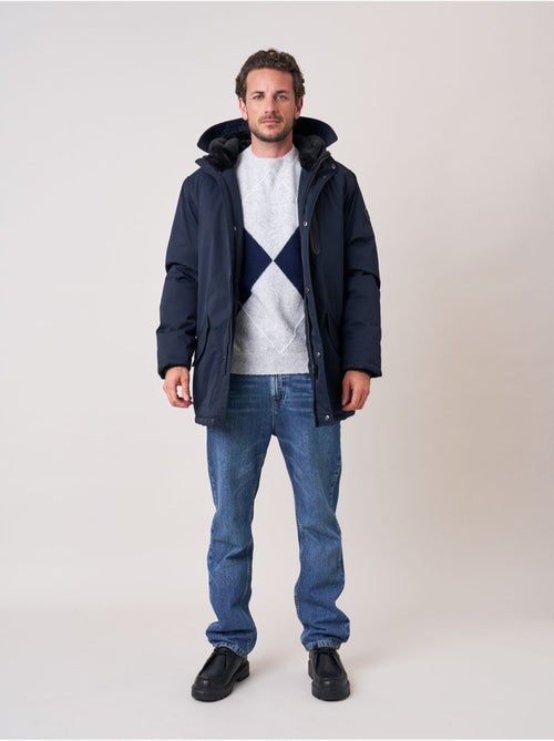 Parka homme avec capuche fixe  'Deeluxe' - Kiabi