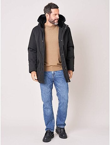 Parka homme avec capuche fixe 'deeluxe'