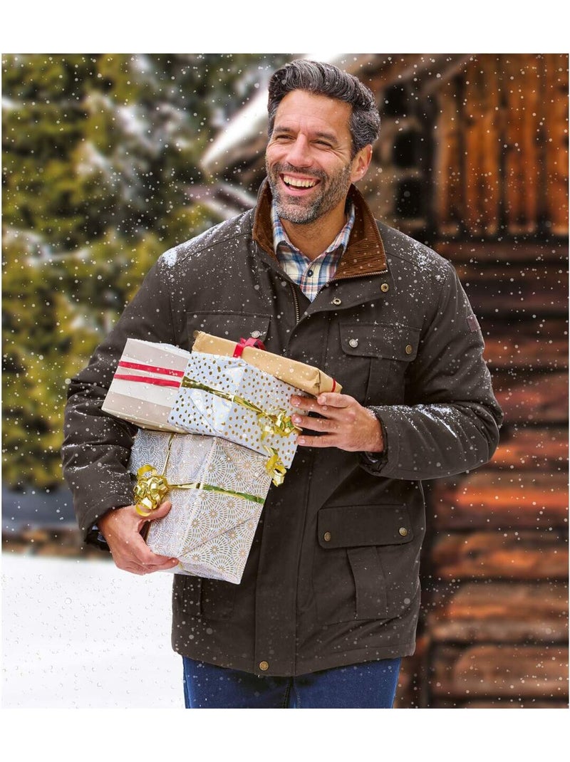 Parka huilée multipoches   - atlas for men Marron - Kiabi