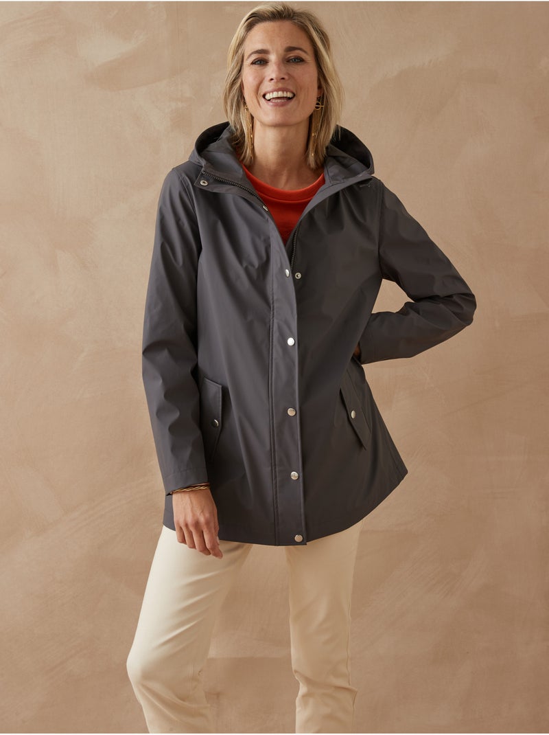 Parka imperméable avec capuche - DAXON gris anthracite - Kiabi