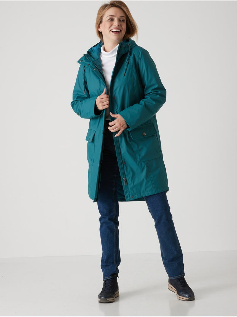 Parka imperméable doublée et matelassée - DAXON Bleu canard - Kiabi