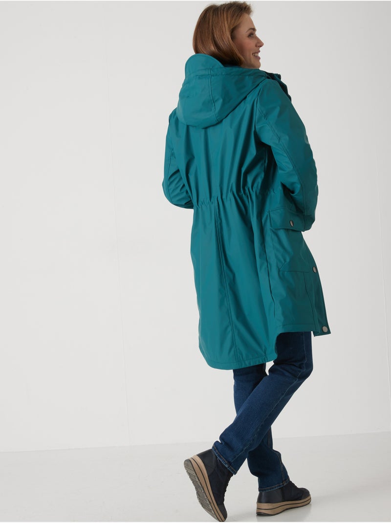 Parka imperméable doublée et matelassée - DAXON Bleu canard - Kiabi