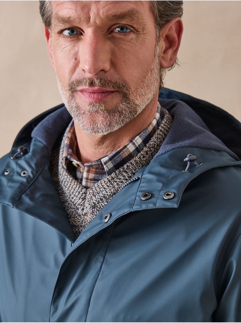 Parka imperméable doublure micropolaire - DAXON Bleu marine - Kiabi