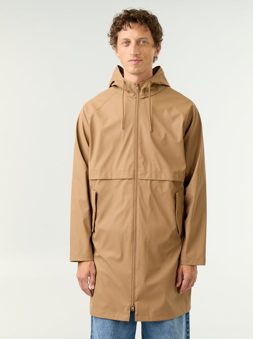 Parka imperméable longue - Kiabi