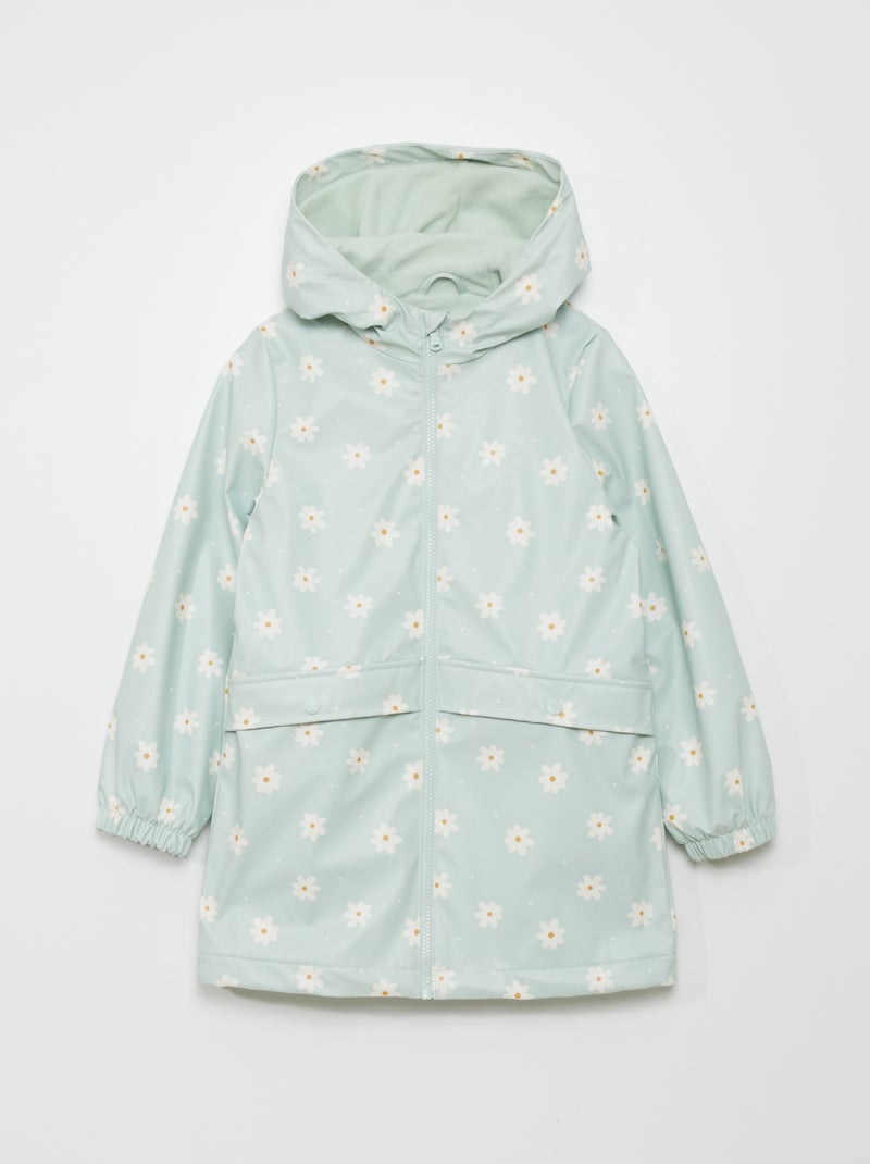 Parka imprimé marguerite doublure polaire Bleu marguerite - Kiabi