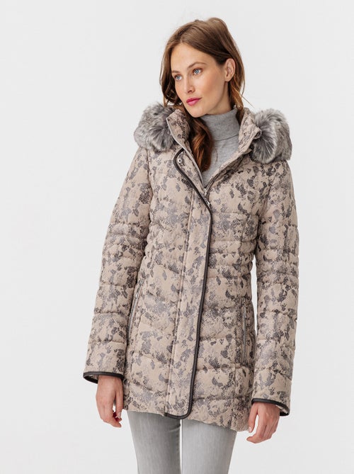 Parka imprimé reptile - Damart - Kiabi