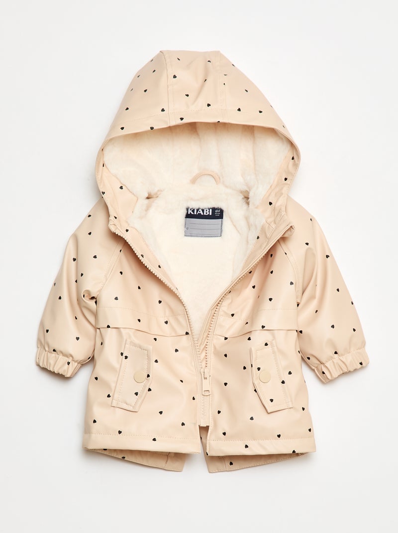 Parka imprimée Rose clair - Kiabi