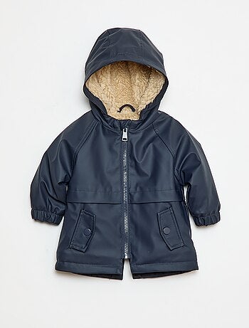 Parka intérieur effet moutonné