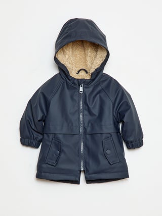 Parka intérieur effet moutonné