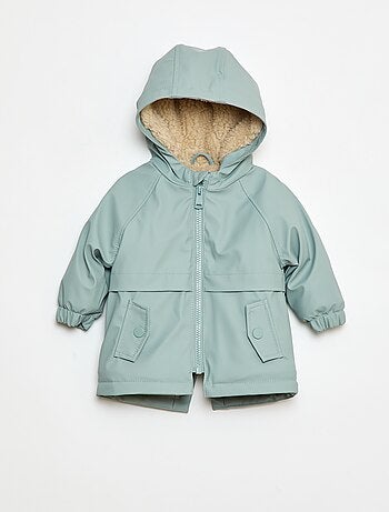 Parka intérieur effet moutonné