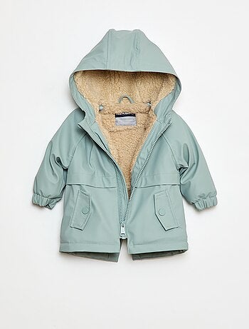 Parka intérieur effet moutonné