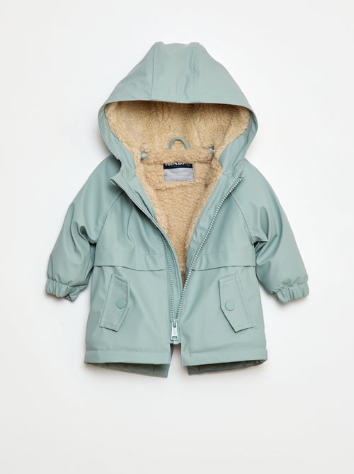 Parka intérieur effet moutonné - Kiabi