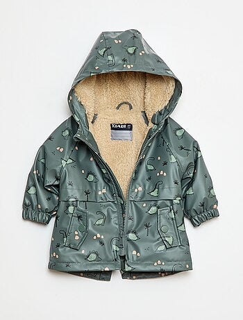 Parka intérieur effet moutonné