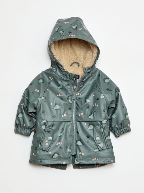 Parka intérieur effet moutonné - Kiabi