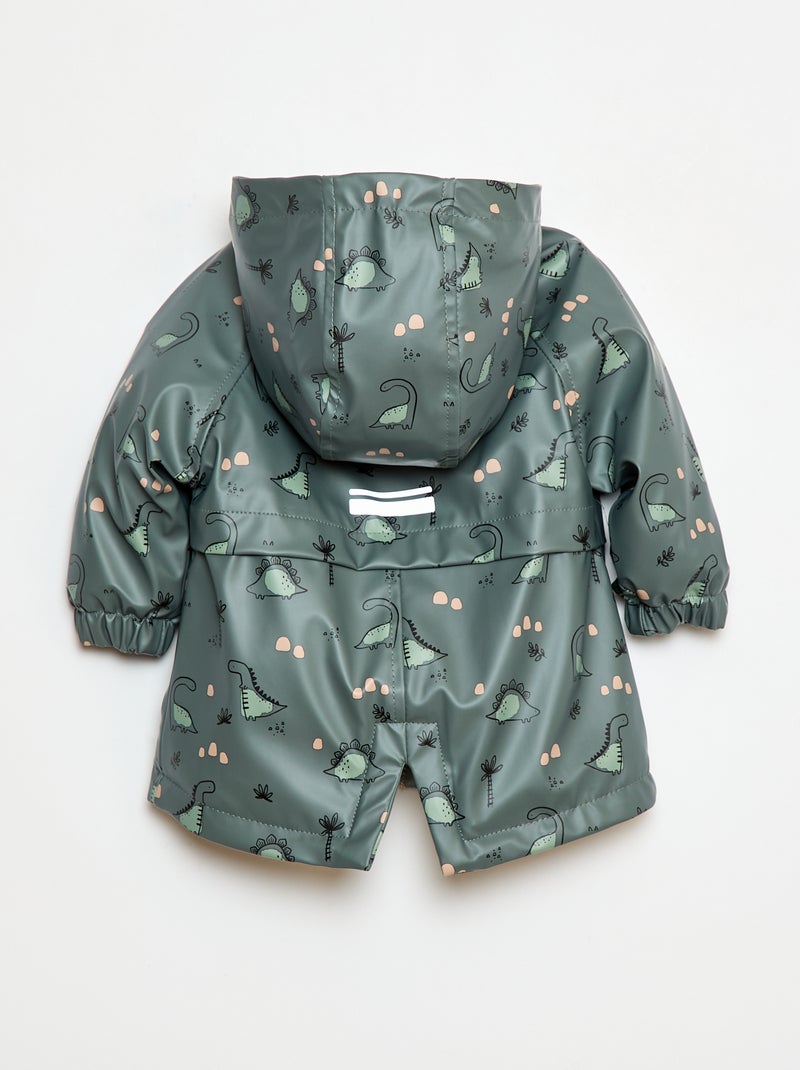 Parka intérieur effet moutonné Vert - Kiabi