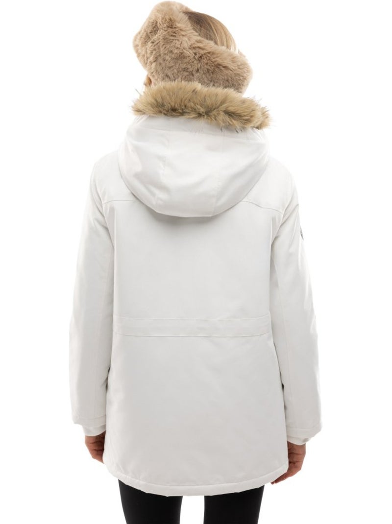 Parka isolante femme femme abisko Blanc - Kiabi
