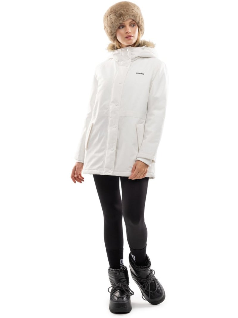 Parka isolante femme femme abisko Blanc - Kiabi