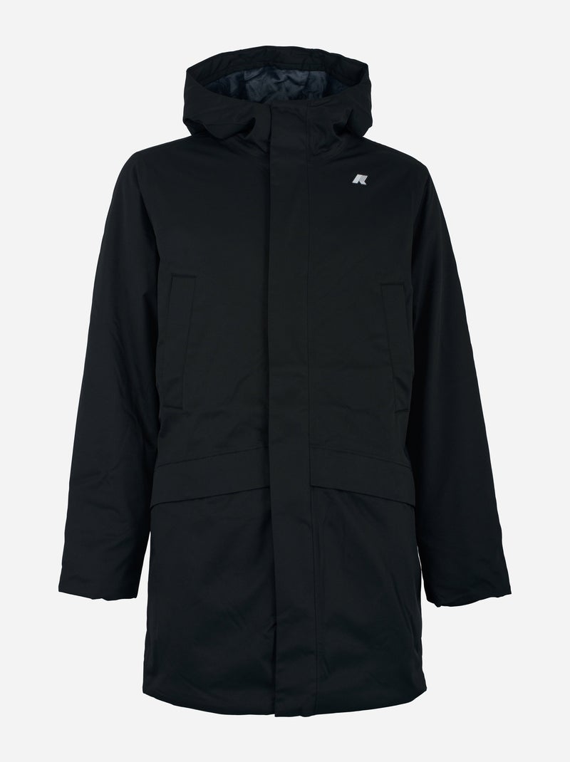 Parka Jarno Twill Marmotta - K-Way Noir - Kiabi