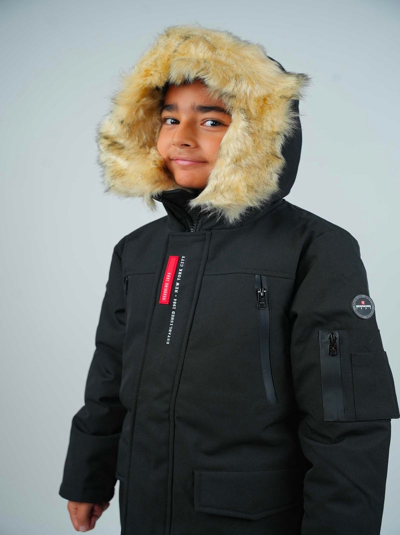 Parka Junior  Redskins Noir - Kiabi
