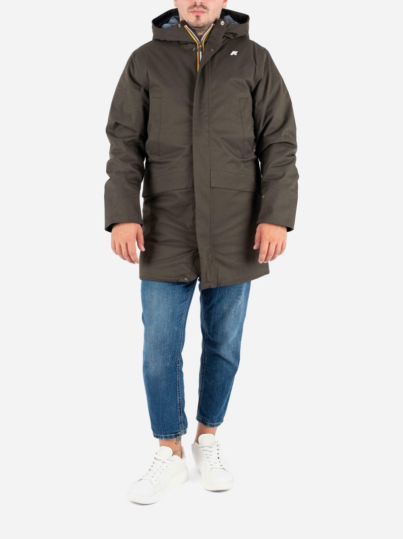 Parka K-Way Jarno Twill Marmotta Marron - Kiabi