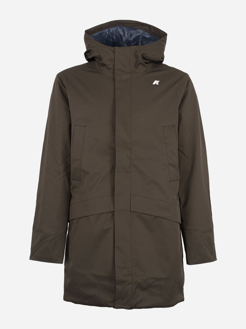 Parka K-Way Jarno Twill Marmotta Marron - Kiabi
