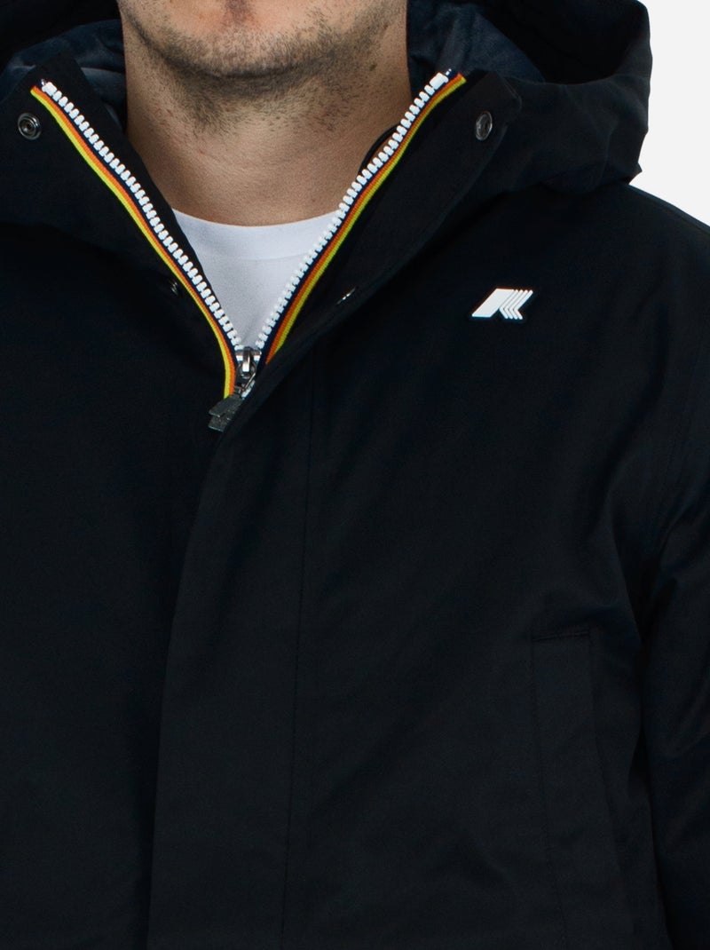 Parka K-Way Jarno Twill Marmotta Noir - Kiabi