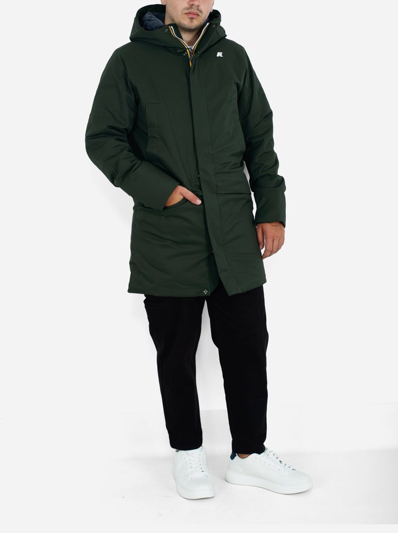 Parka K-Way Jarno Twill Marmotta Vert - Kiabi