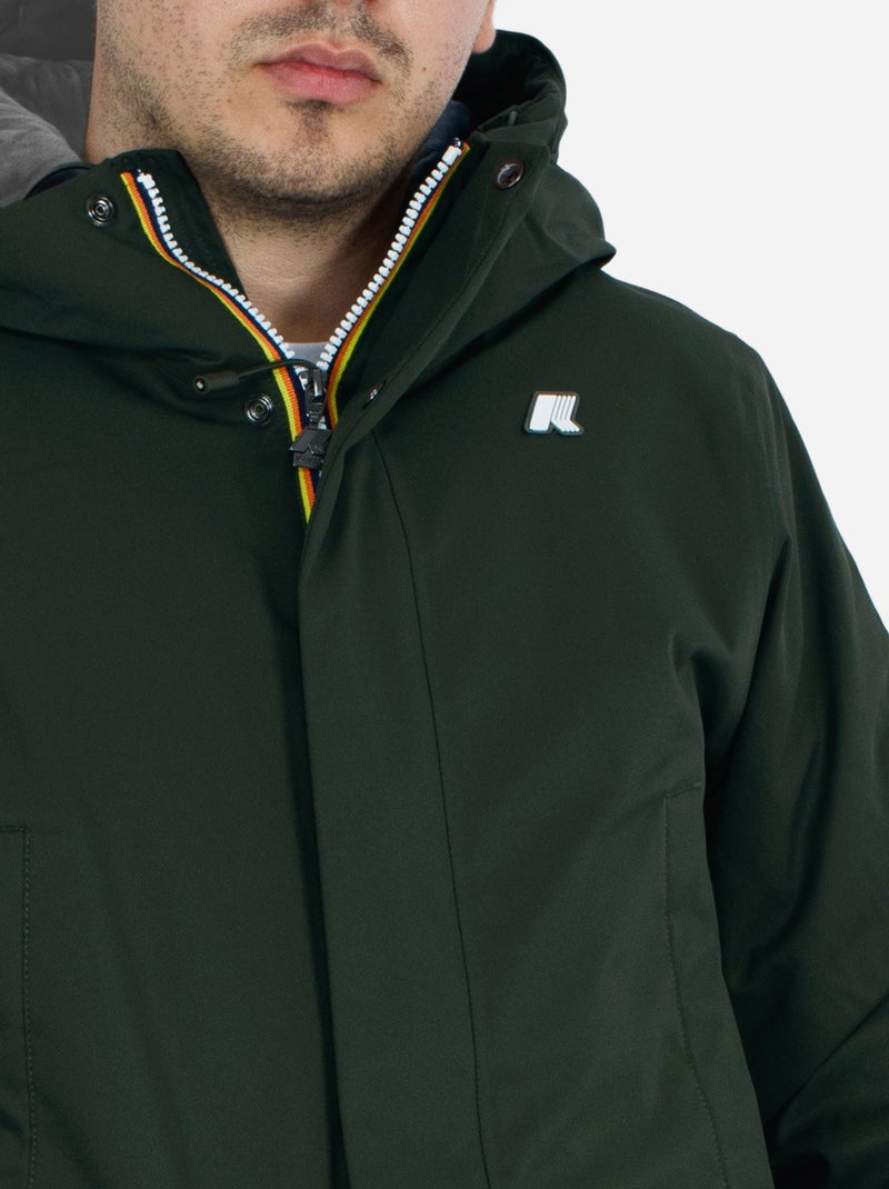 Parka K-Way Jarno Twill Marmotta Vert - Kiabi