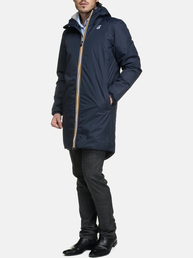 Parka K-Way Le Vrai 3.0 Eiffel Orsetto Bleu - Kiabi