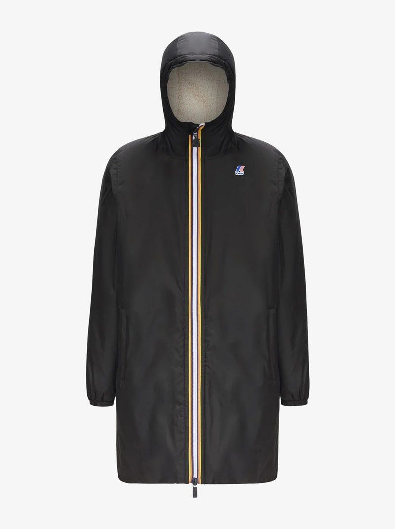 Parka K-Way P. Le Vrai 3.0 Eiffel Orsetto Noir - Kiabi