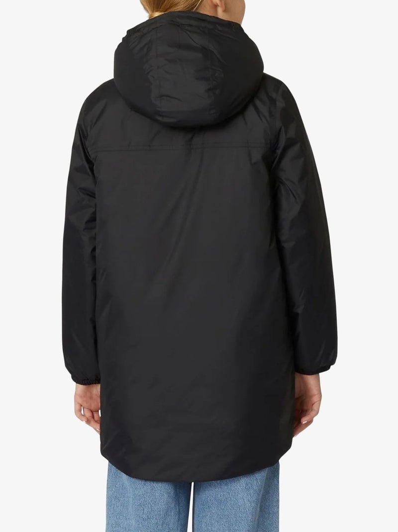 Parka K-Way P. Le Vrai 3.0 Eiffel Orsetto Noir - Kiabi