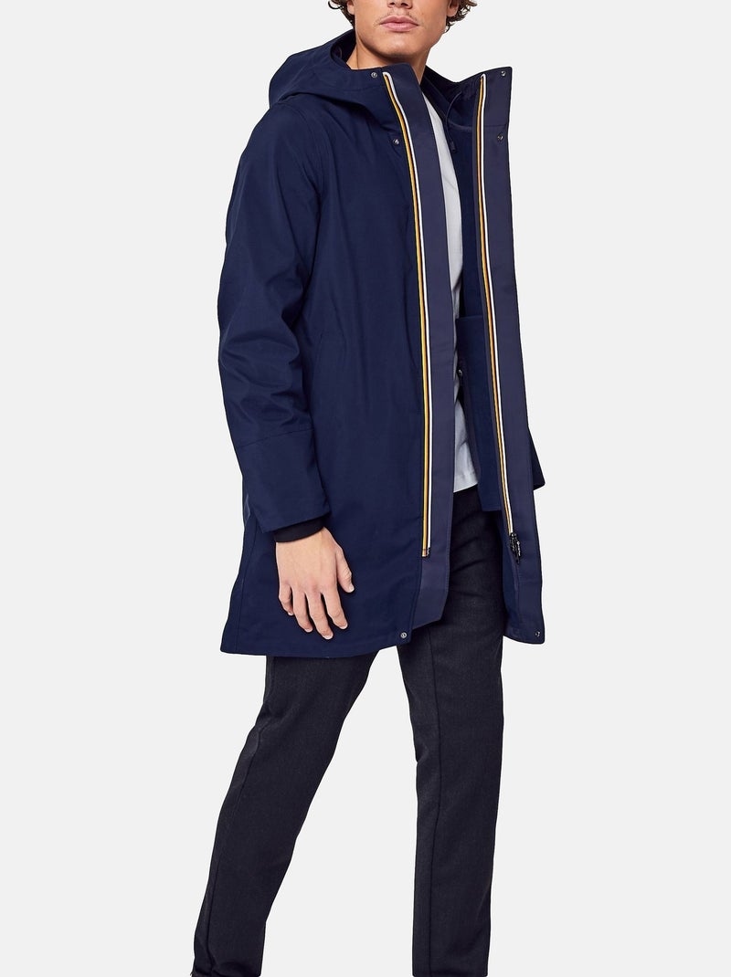 Parka K-Way Thomas Bonded Bleu foncé - Kiabi