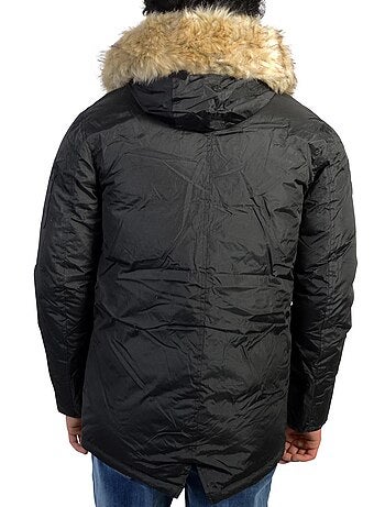 Soldes Parka gar on manteau hiver enfant gar on noir Kiabi