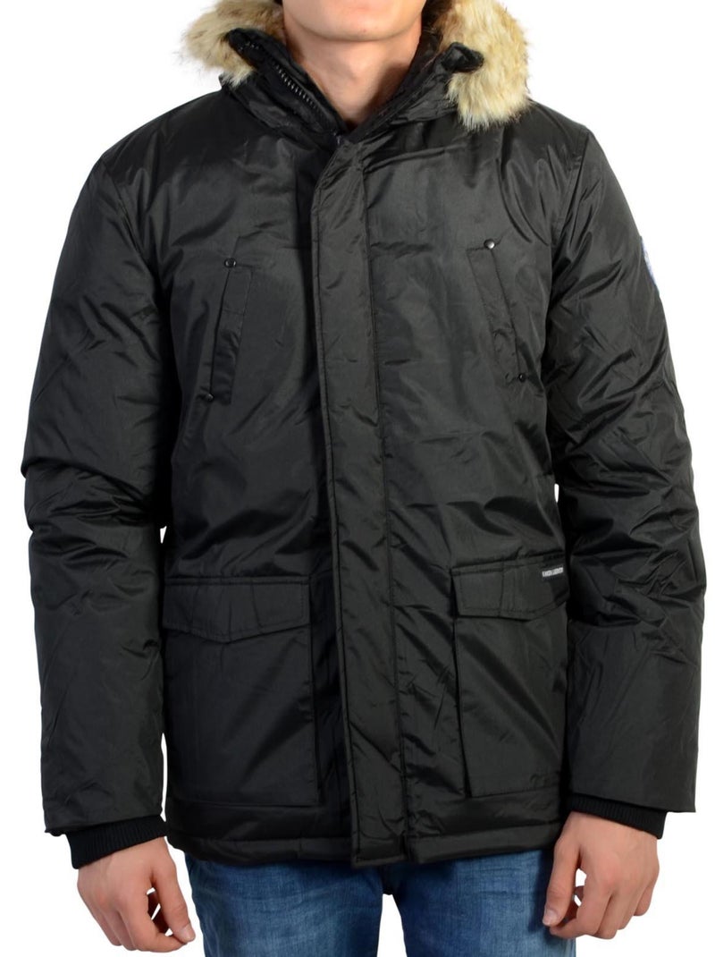 Parka Kamora Enfant Mario Noir - Kiabi