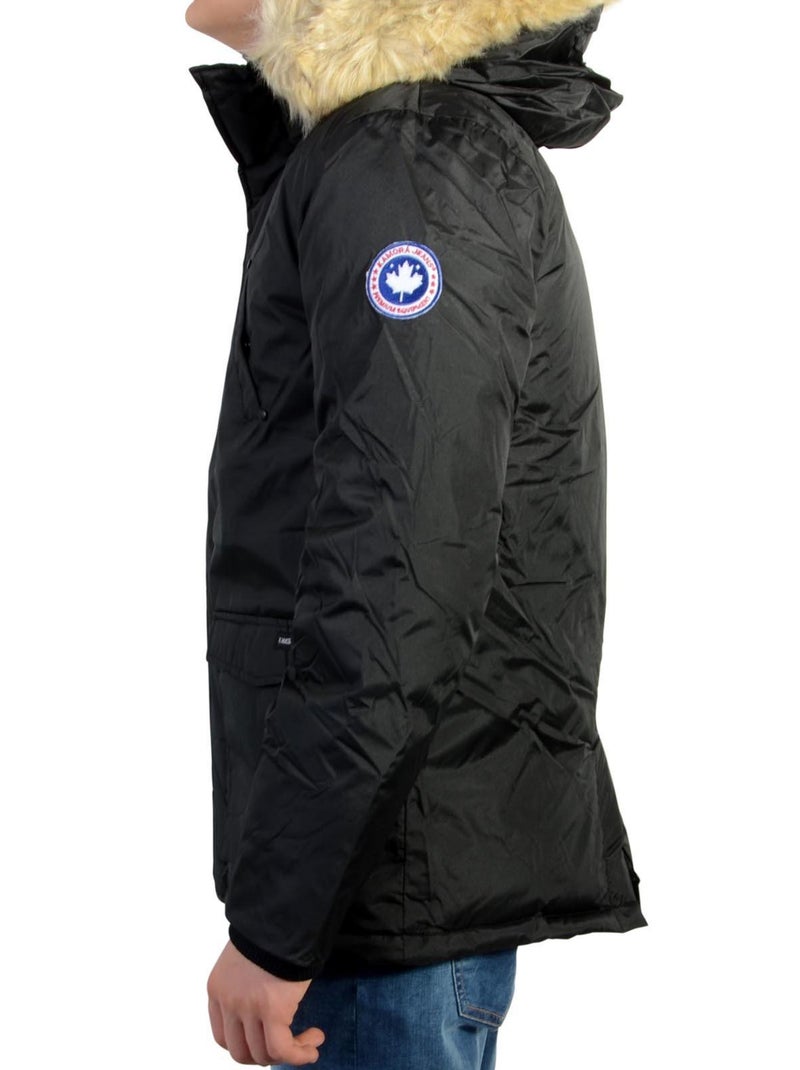 Parka Kamora Enfant Mario Noir - Kiabi