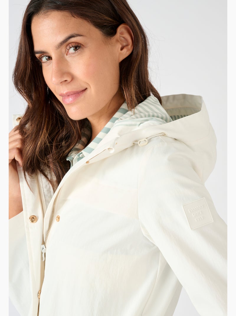 Parka légère - Damart Blanc - Kiabi