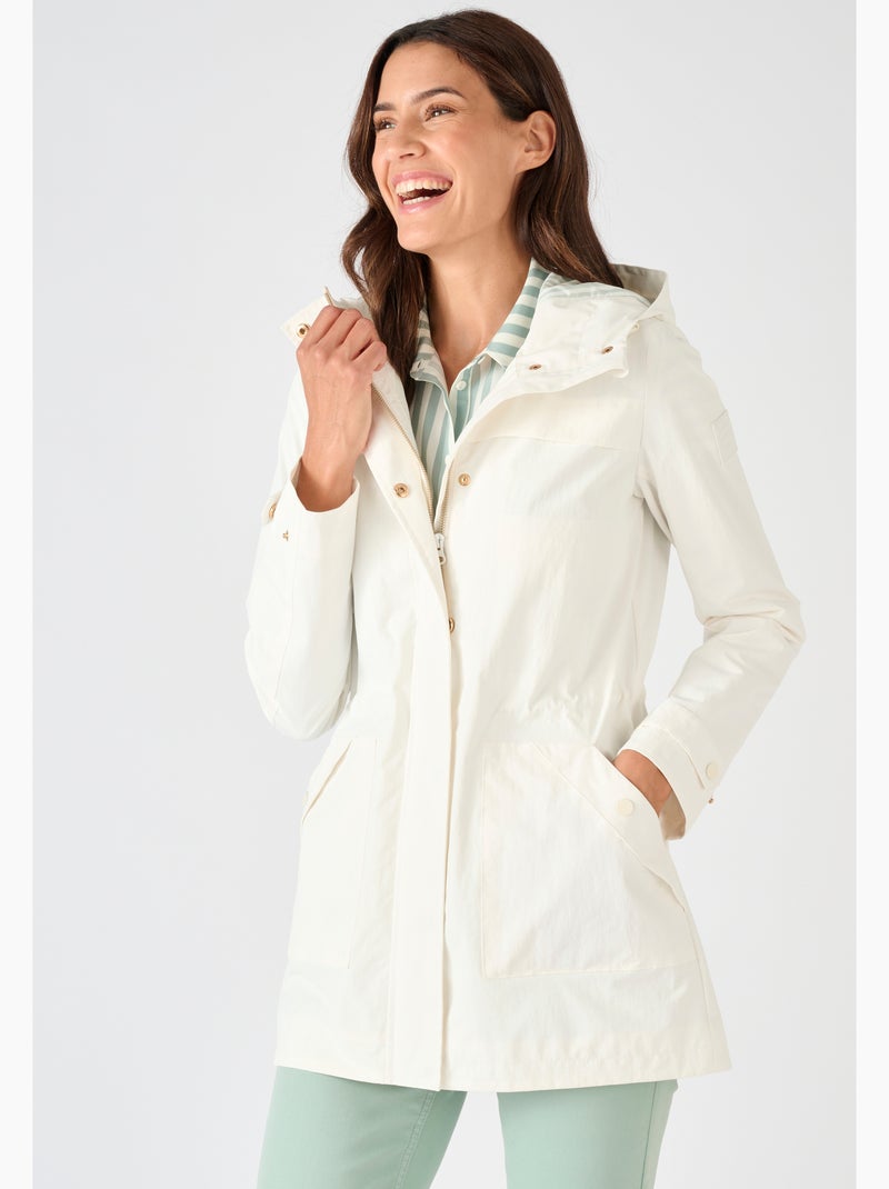 Parka légère - Damart Blanc - Kiabi