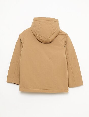 Parka légère à capuche avec 2 poches soufflées à rabat
