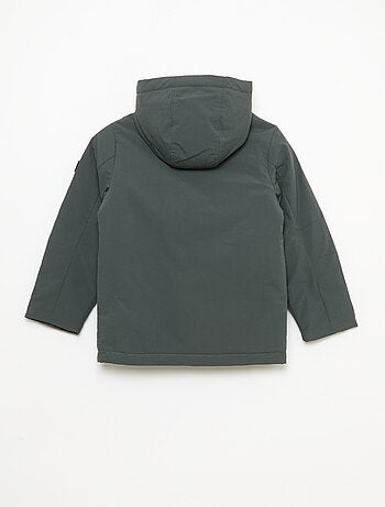 Parka légère à capuche avec 2 poches soufflées à rabat
