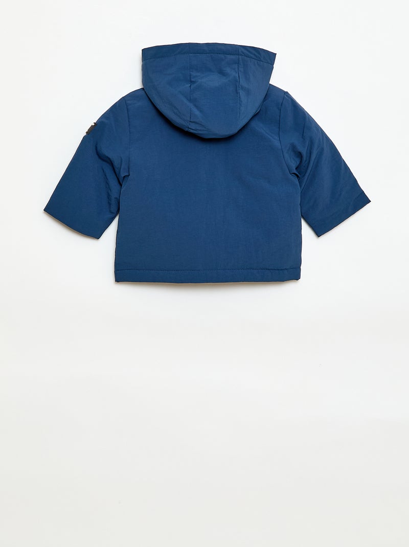 Parka légère à capuche Bleu - Kiabi