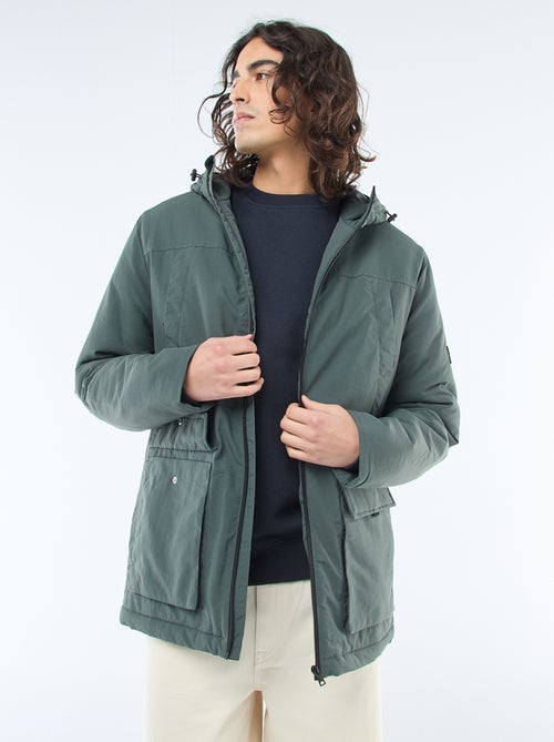 Parka légère à capuche déparlent - Kiabi Parka légère à capuche déparlent - Kiabi