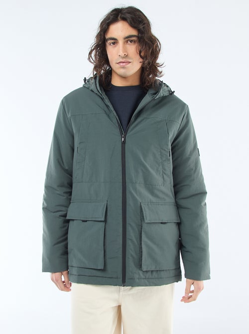 Parka légère à capuche déparlent - Kiabi Parka légère à capuche déparlent - Kiabi