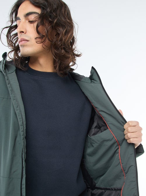 Parka légère à capuche déparlent - Kiabi Parka légère à capuche déparlent - Kiabi