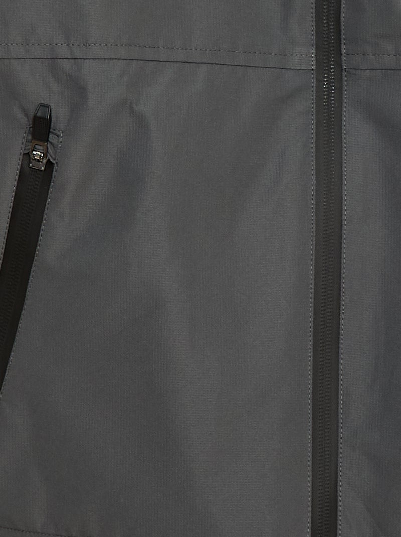 Parka légère à capuche Noir - Kiabi