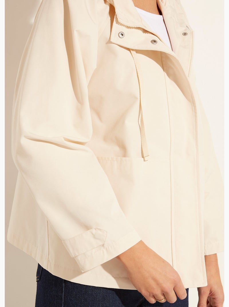 Parka légère déperlante à capuche - afibel Beige - Kiabi